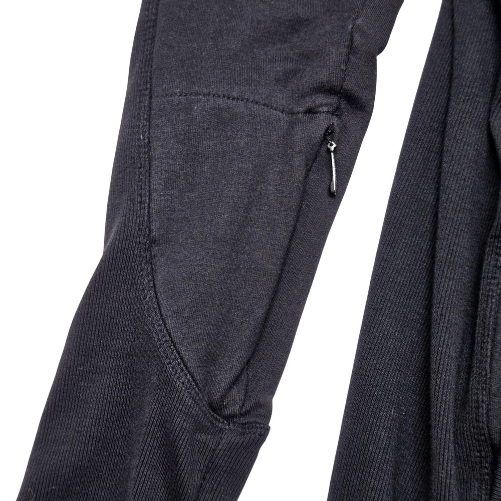 Athleta Balance Dress Black Tencel Blend Long Sleeve‎ Pocket Shift Mini XS - Picture 4 of 9